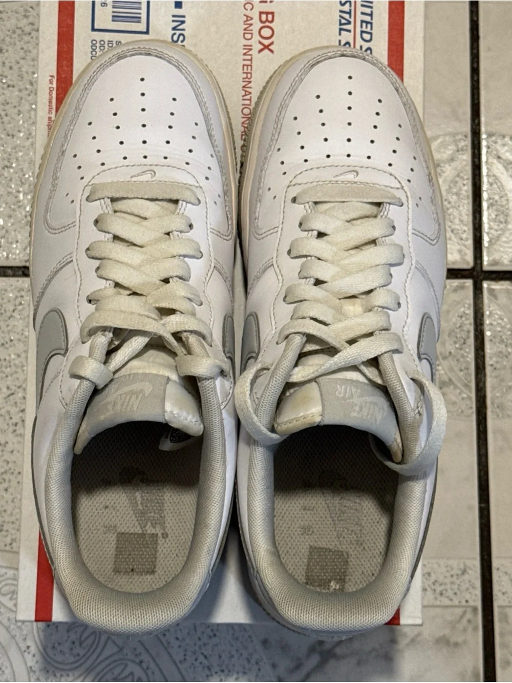Nike Air Force 1 Low ‘07 White Pure Platinum Men’s Size 8 / W 9.5 DC2911-100